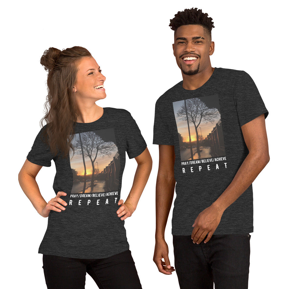 Pray | Dream | Believe | Achieve Short-Sleeve Unisex T-Shirt