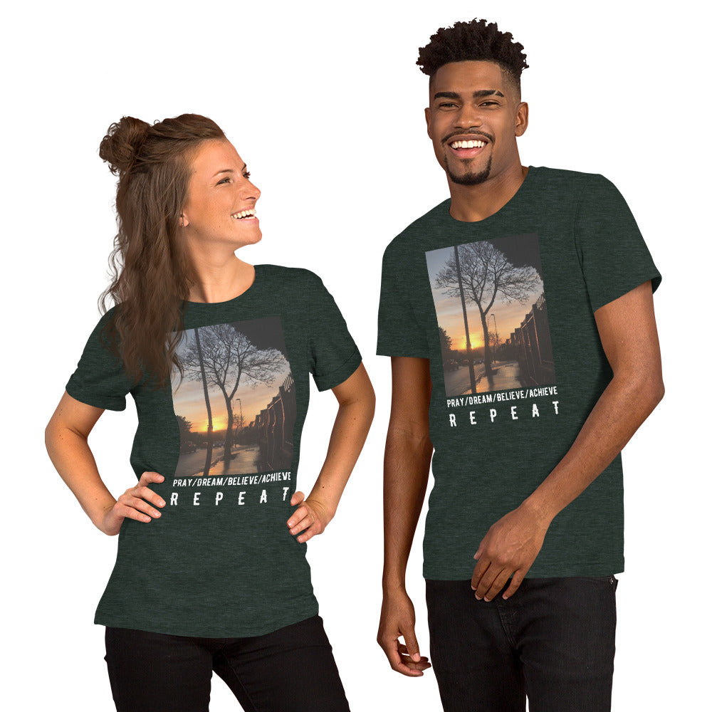 Pray | Dream | Believe | Achieve Short-Sleeve Unisex T-Shirt