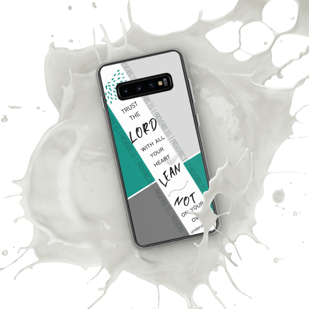 Proverbs 3:5 Samsung Case (Teal)