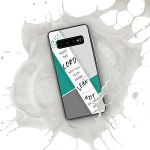Proverbs 3:5 Samsung Case (Teal)