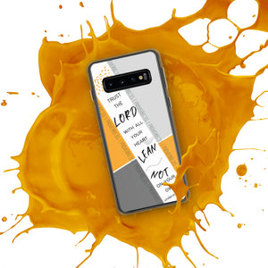 Proverbs 3:5 Samsung Case (Mustard)
