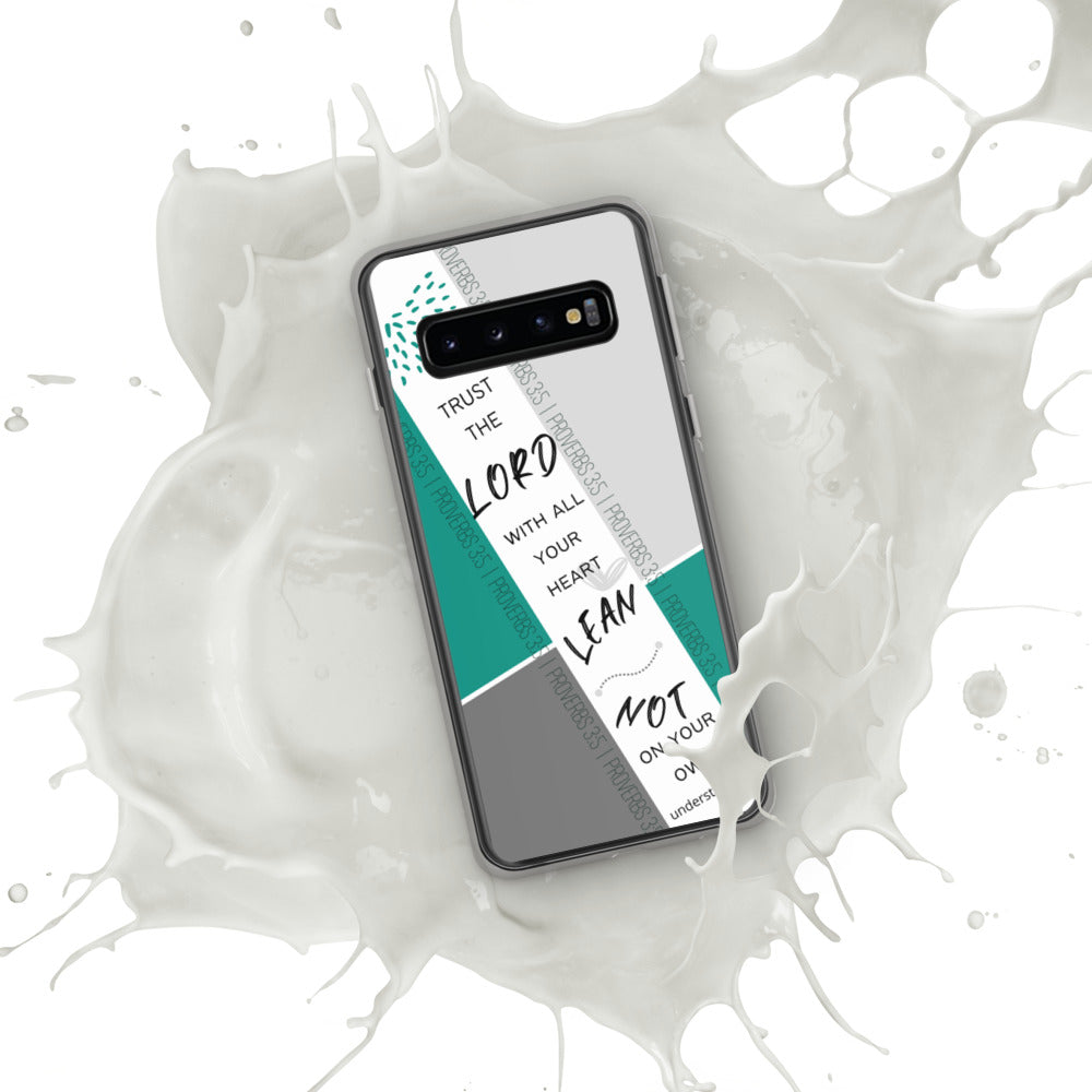 Proverbs 3:5 Samsung Case (Teal)