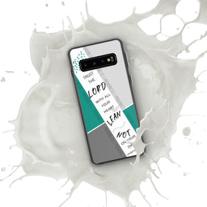 Proverbs 3:5 Samsung Case (Teal)