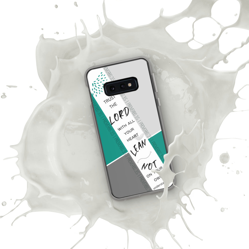 Proverbs 3:5 Samsung Case (Teal)