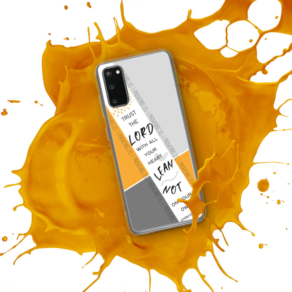 Proverbs 3:5 Samsung Case (Mustard)