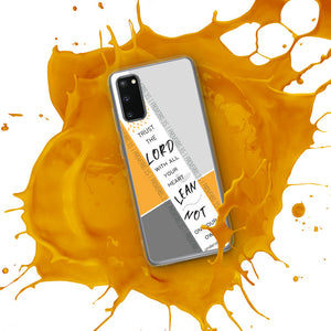 Proverbs 3:5 Samsung Case (Mustard)