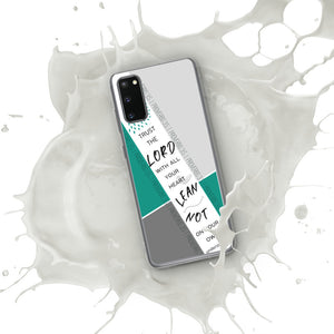 Proverbs 3:5 Samsung Case (Teal)