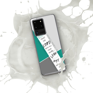 Proverbs 3:5 Samsung Case (Teal)