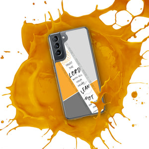 Proverbs 3:5 Samsung Case (Mustard)
