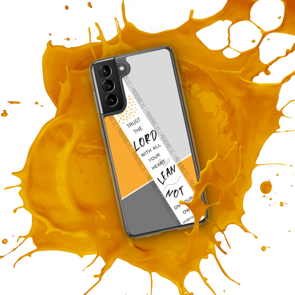 Proverbs 3:5 Samsung Case (Mustard)
