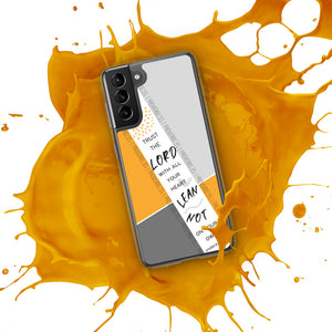 Proverbs 3:5 Samsung Case (Mustard)