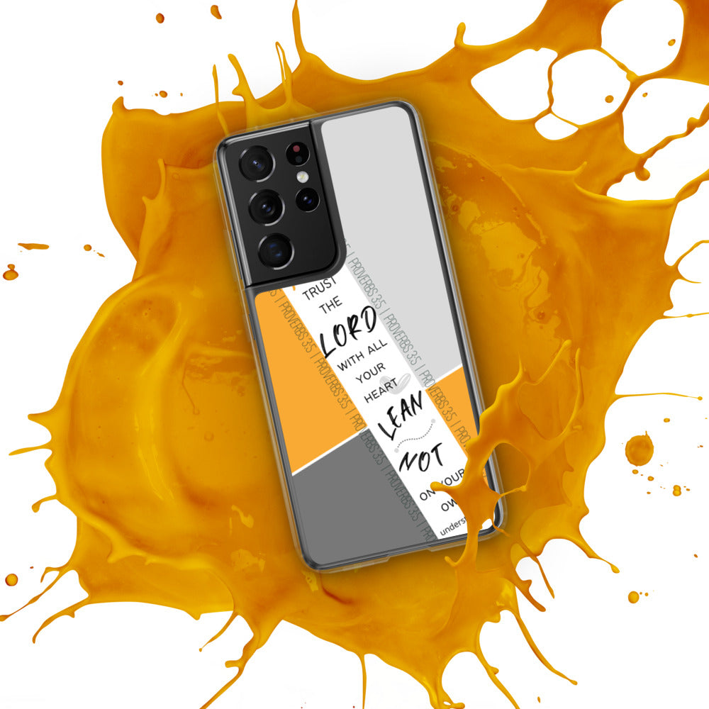 Proverbs 3:5 Samsung Case (Mustard)