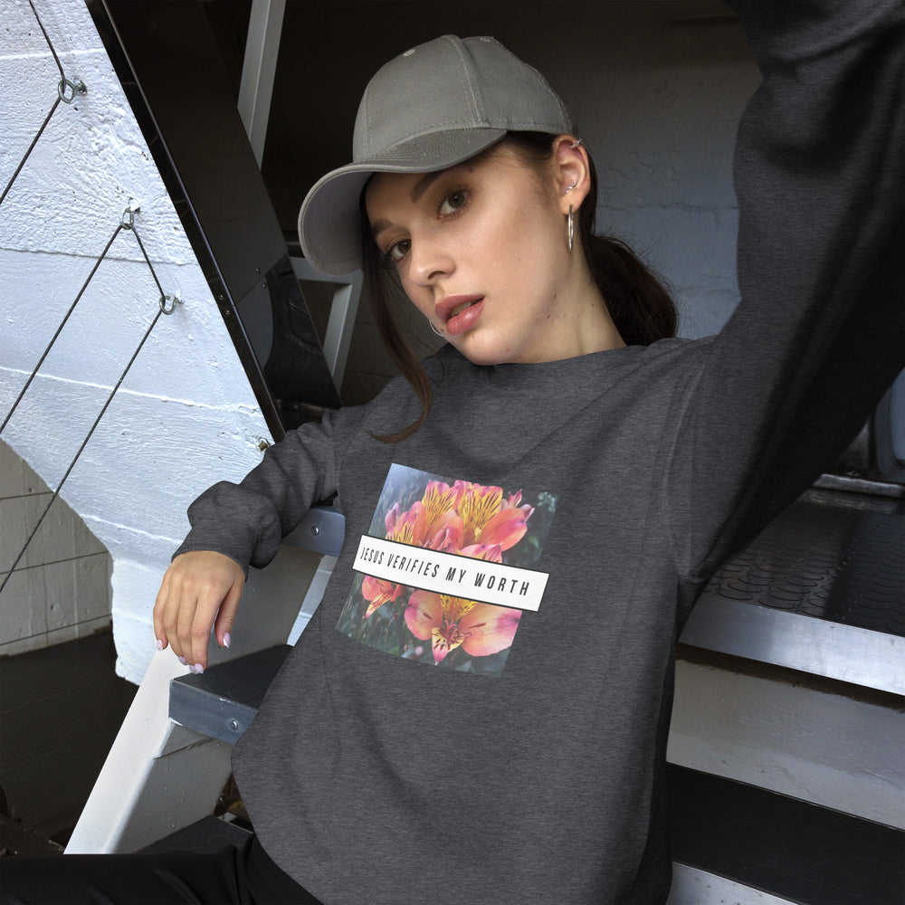 Jesus Verfies My Worth Unisex Jumper