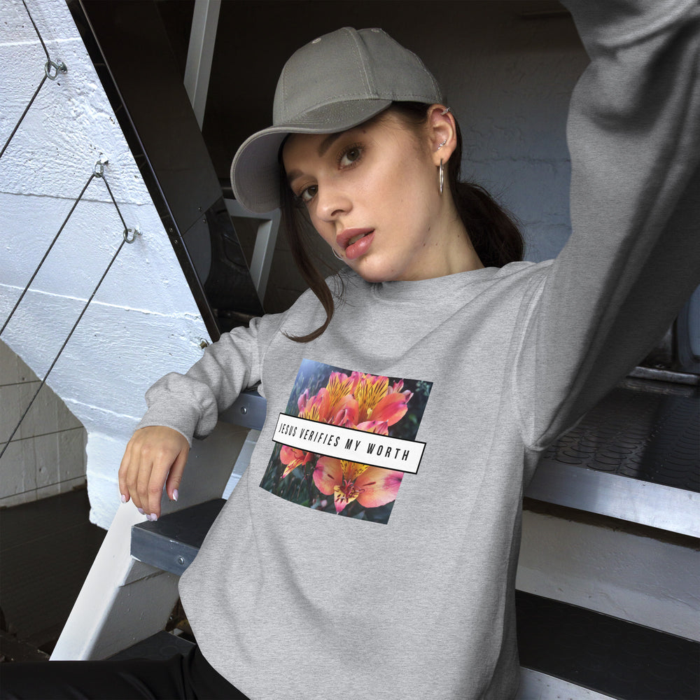 Jesus Verfies My Worth Unisex Jumper