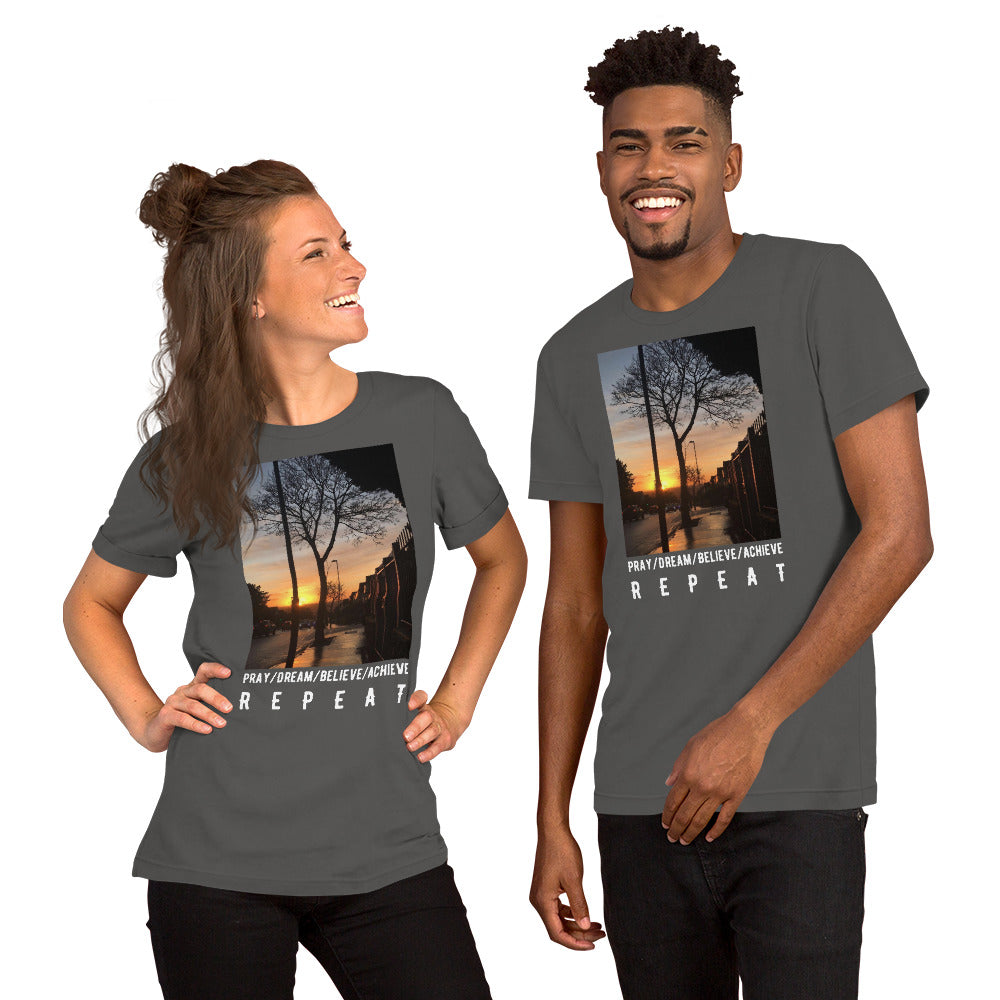 Pray | Dream | Believe | Achieve Short-Sleeve Unisex T-Shirt