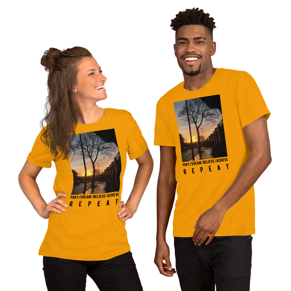 Pray | Dream | Believe | Achieve Short-Sleeve Unisex T-Shirt