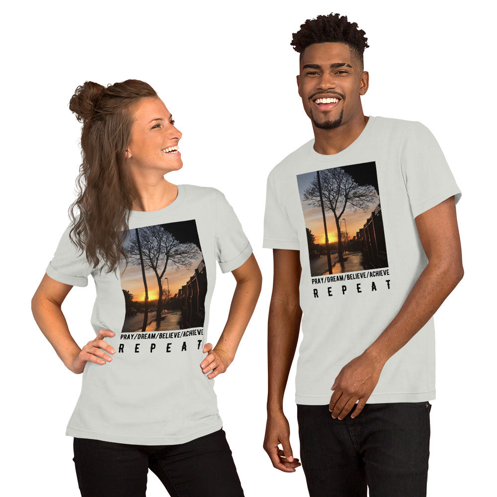 Pray | Dream | Believe | Achieve Short-Sleeve Unisex T-Shirt
