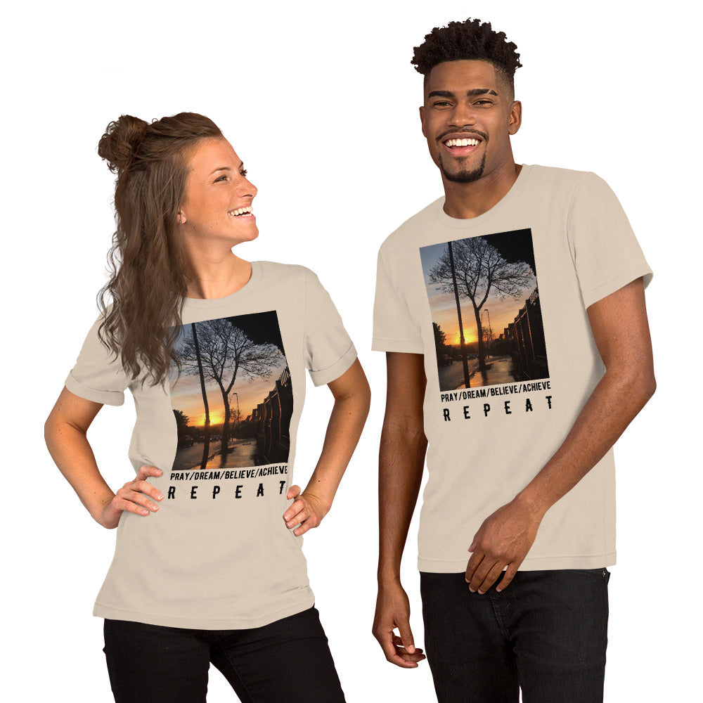 Pray | Dream | Believe | Achieve Short-Sleeve Unisex T-Shirt