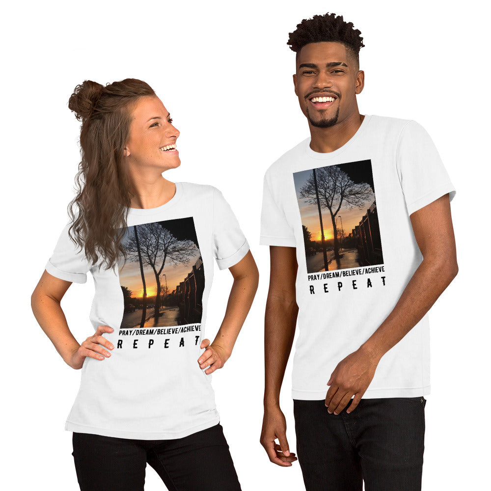 Pray | Dream | Believe | Achieve Short-Sleeve Unisex T-Shirt